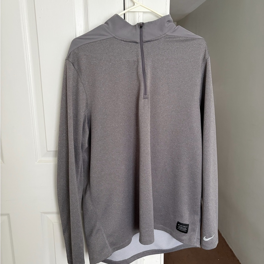 Nike Dri-FIT Gray Golf Pullover